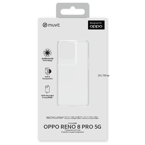 Coque Ecoresponsable Recycletek pour OPPO Reno 8 Pro