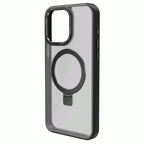 Coque Recycletek compatible MagSafe pour iPhone 15 Pro noire