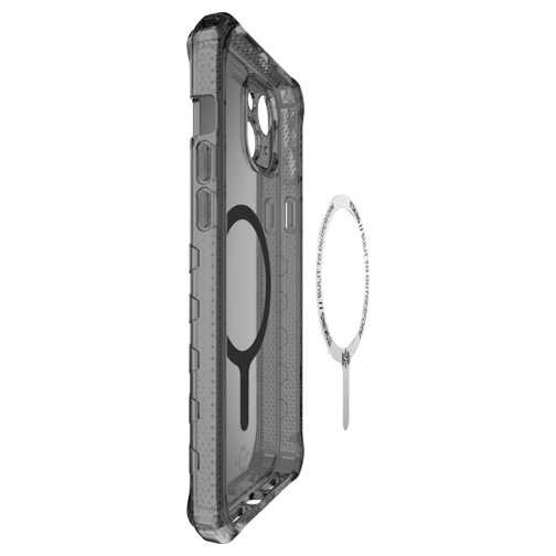 Coque Supreme ITSKINS compatible MagSafe pour iPhone 15 cristal
