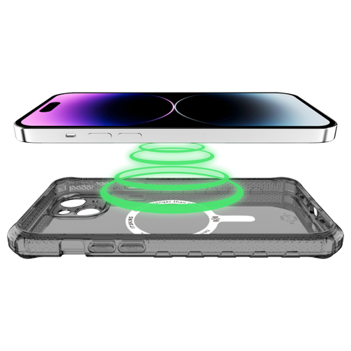 Coque Supreme ITSKINS compatible MagSafe pour iPhone 15 cristal