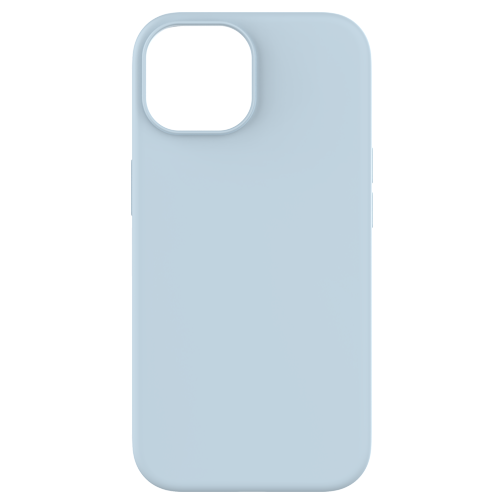 Coque Touch Pure GRS compatible MagSafe pour iPhone 15 Plus bleu ciel