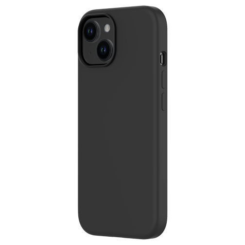 Coque Touch Pure GRS compatible MagSafe pour iPhone 15 Plus noire