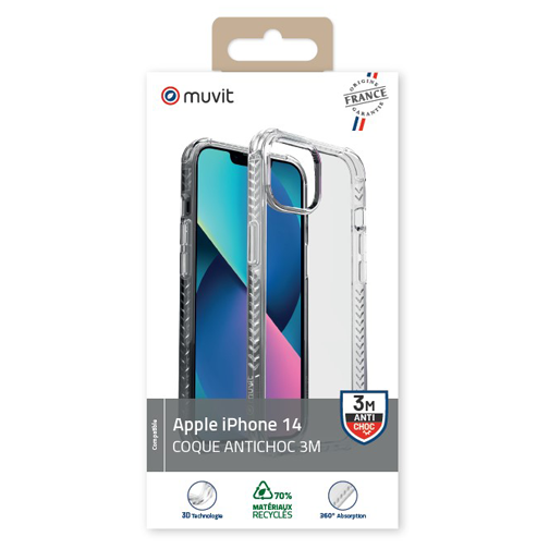 Coque renforcée Made in France pour iPhone 14