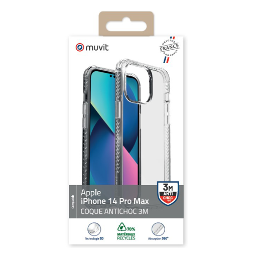 Coque renforcée Made in France pour iPhone 14 Pro Max