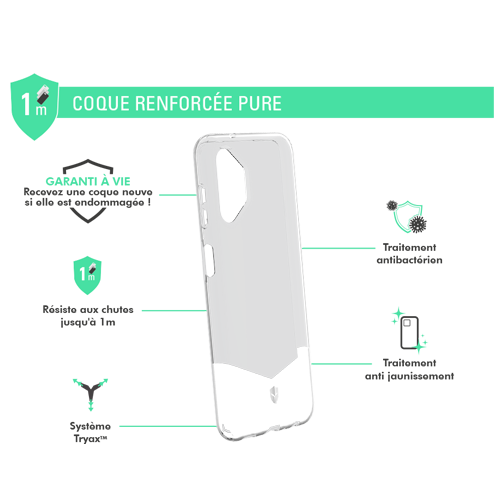Coque Renforcée Force Case Pure pour Samsung Galaxy A13