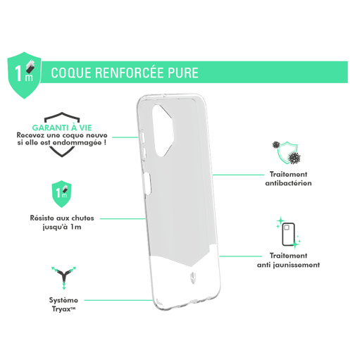 Coque Renforcée Force Case Pure pour Samsung Galaxy A13