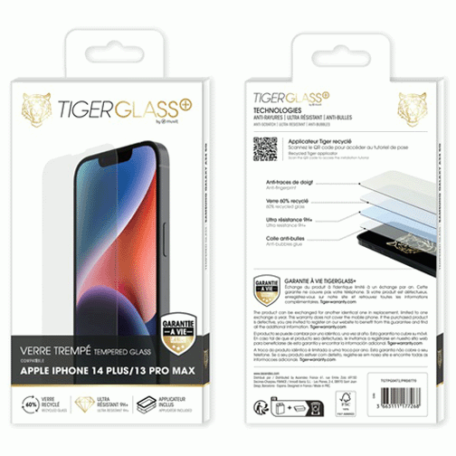 Film Tiger Glass+ pour iPhone 14 Plus