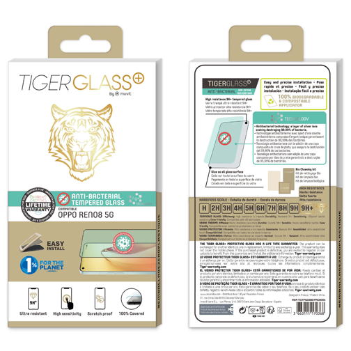 Film Tiger Glass+ pour OPPO Reno 8