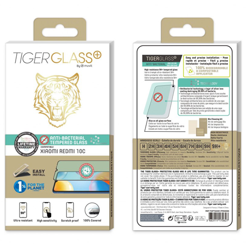 Film Tiger Glass+ pour Xiaomi Redmi 10C