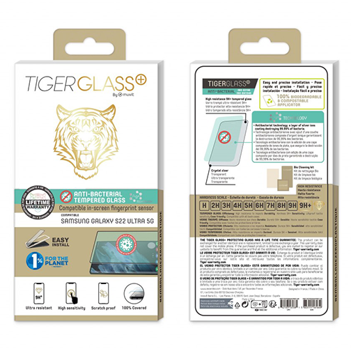 Film Tiger Glass+ pour Samsung Galaxy S22 Ultra