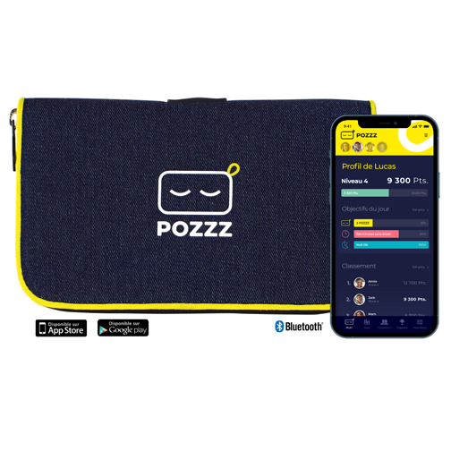 Pochette connectée POZZZ jaune