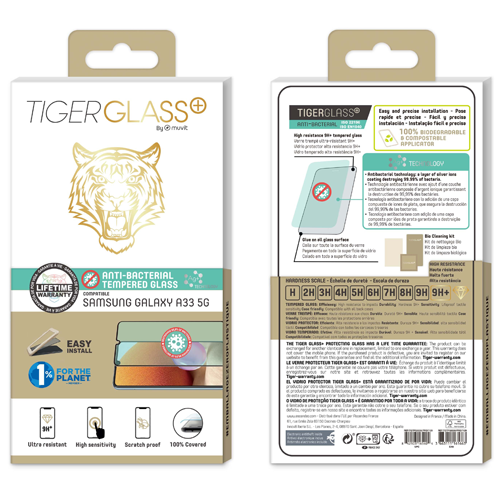 Film Tiger Glass+ pour Samsung Galaxy A33
