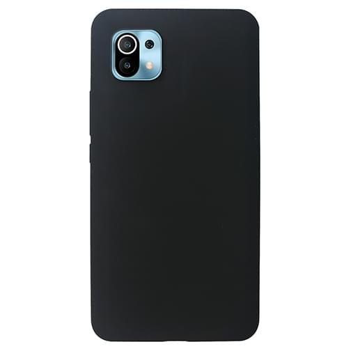 Coque Touch Silicone pour Xiaomi Mi 11 Lite Noire