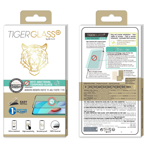 Film Tiger Glass+ pour Xiaomi Redmi Note 1