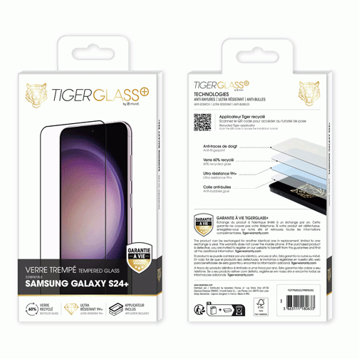Film Tiger Glass+ pour Samsung Galaxy S24 Plus