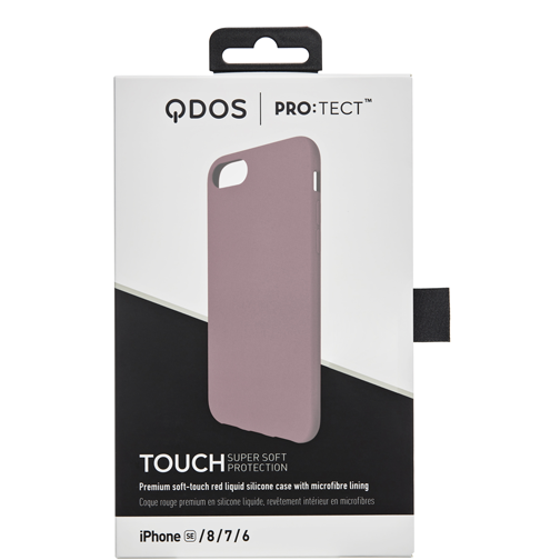 Coque Touch Silicone pour iPhone SE 2020 rose