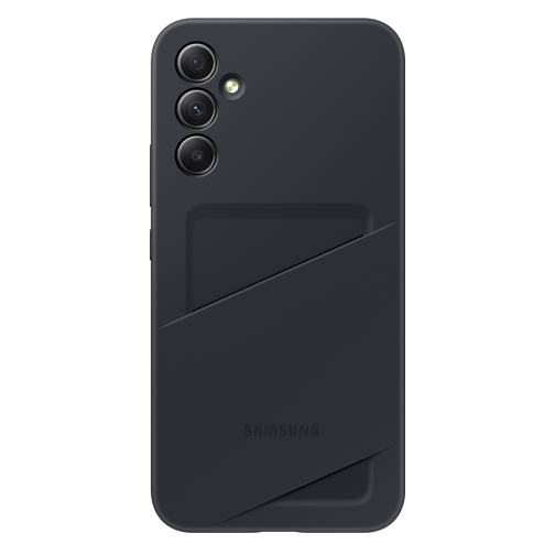 Coque avec porte-carte pour Samsung A34 5G grise