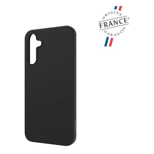 Coque silicone origine France pour Samsung Galaxy A15 4G & 5G noire