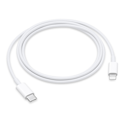 Câble de charge Apple USB-C vers Lightning 1 mètre blanc