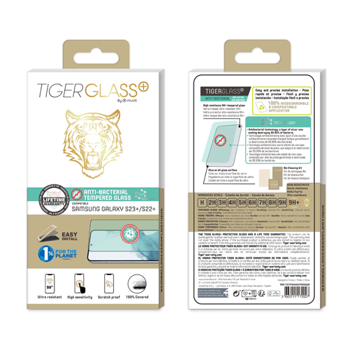 Film Tiger Glass+ pour Samsung Galaxy S23+ & S22+