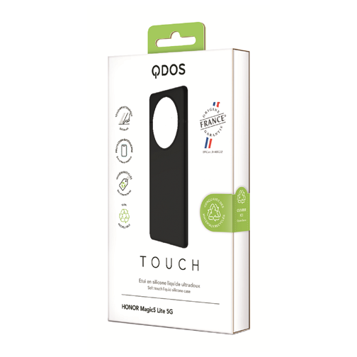 Coque Touch Silicone origine France Honor Magic 5 Lite noire