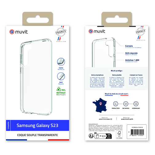 Coque Made in France GRS pour Samsung S2