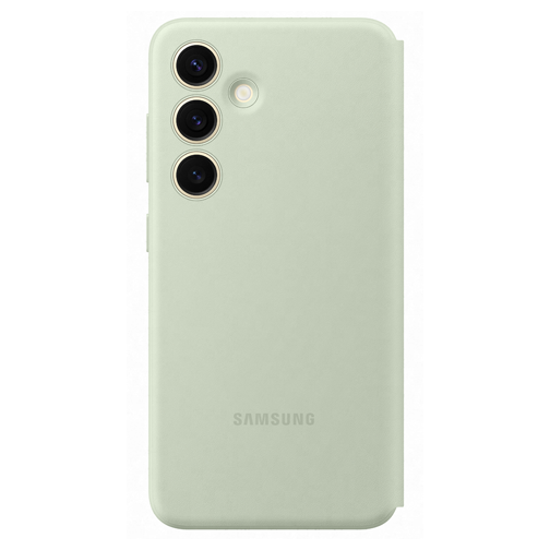 Étui à rabat Smart View pour Samsung Galaxy S24 vert
