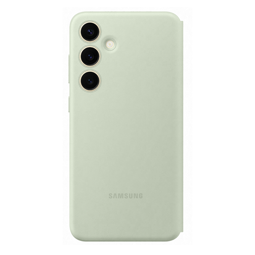 Étui à rabat Smart View pour Samsung Galaxy S24 Plus vert