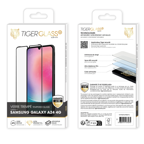 Film Tiger Glass+ pour Samsung Galaxy A24 4G