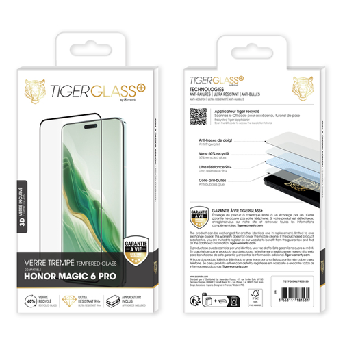 Film Tiger Glass+ pour Honor Magic 6 Pro