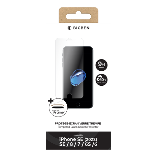 Pack Bigben film + coque + chargeur USB-A & C 32W pour iPhone SE