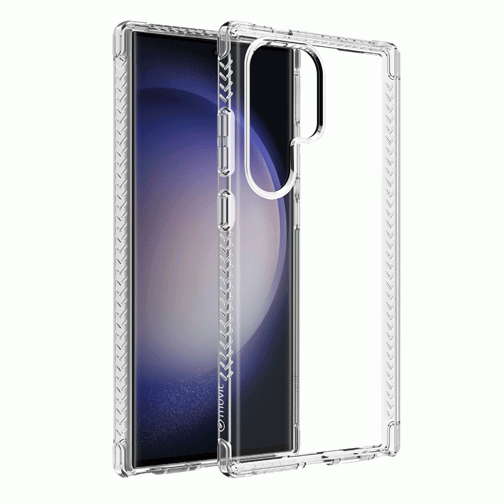 Coque renforcée made in France GRS pour Samsung Galaxy S24 Ultra cristal