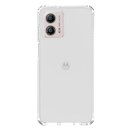 Coque renforcée Spectrum Clear pour Motorola G53 5G cristal