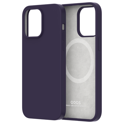 Coque Touch Pure GRS compatible MagSafe pour iPhone 14 Pro violette