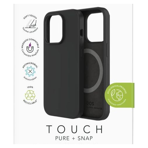 Coque Touch Pure GRS pour iPhone 14 Pro Max noire