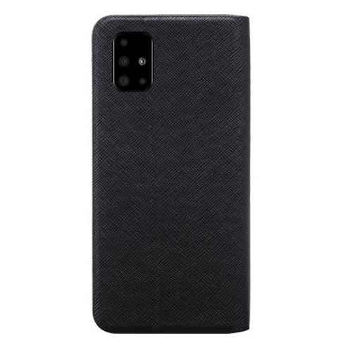 Etui à rabat Wallet "Design for Samsung" pour Samsung Galaxy A51 noir 