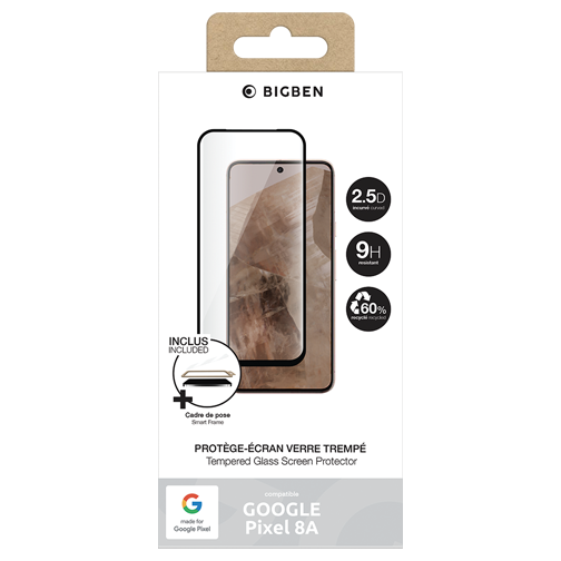 Pack film + coque + chargeur USB-C 20W pour Google Pixel 8a