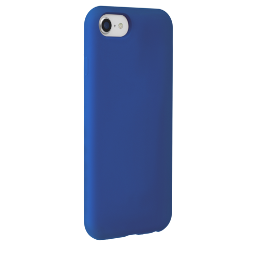 Coque Touch Silicone pour iPhone SE 2020 bleue