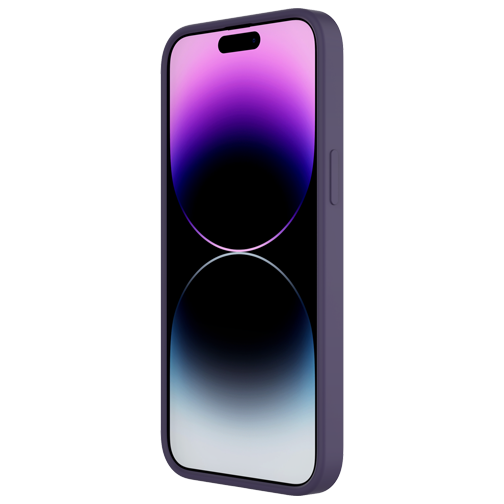Coque Touch Silicone GRS pour iPhone 14 Pro Max violette