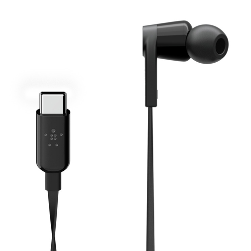 Ecouteurs intra-auriculaires Belkin USB-C noirs
