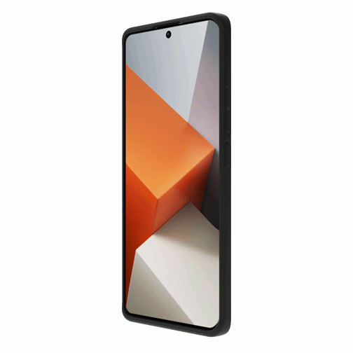 Coque silicone origine France pour Xiaomi Redmi Note 13 Pro Plus 5G noire