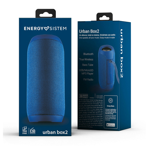Enceinte Urban Box 2 bleue