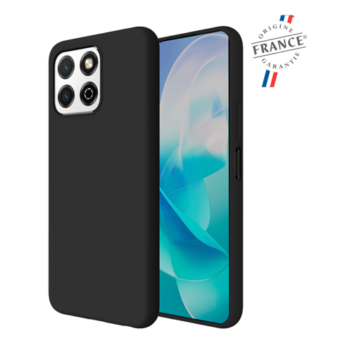 Coque Touch Silicone origine France pour Honor 70 Lite noire