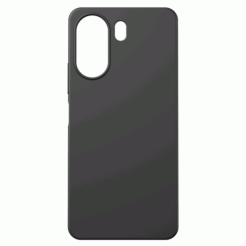Coque silicone origine France pour Xiaomi Redmi 13C noire