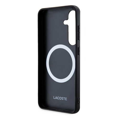 Coque The Blend Lacoste pour Samsung Galaxy S24 noire