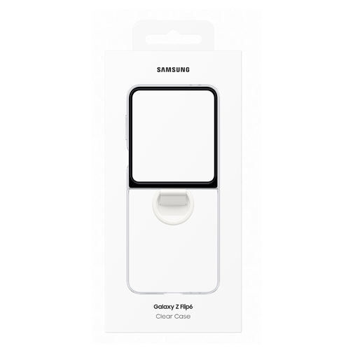 Coque avec support amovible Samsung pour Samsung Galaxy Z Flip6 cristal