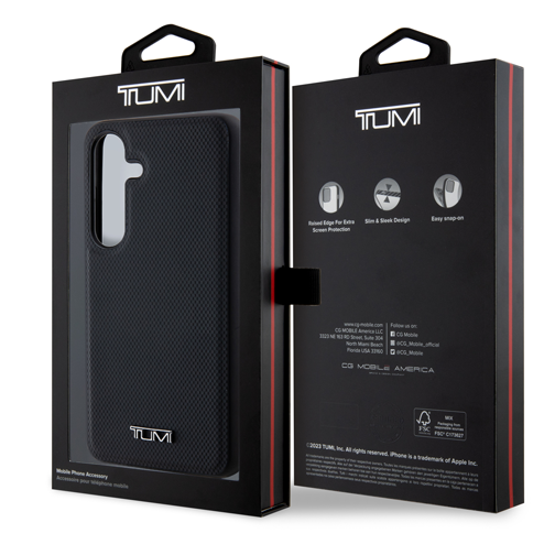 Coque TUMI compatible MagSafe pour Samsung Galaxy S24  noire