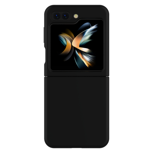 Coque Touch Silicone GRS pour Samsung Galaxy Z Flip5 noire