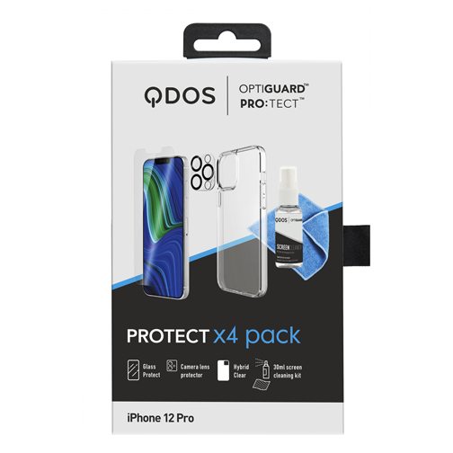 (Pack de protection 4 en 1 pour iPhone 12 Pro