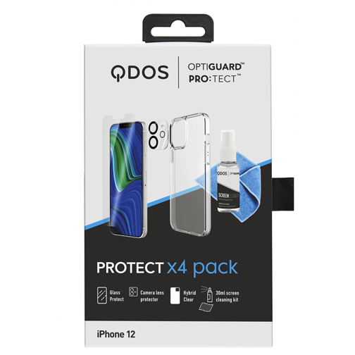 Pack de protection 4 en 1 pour iPhone 12